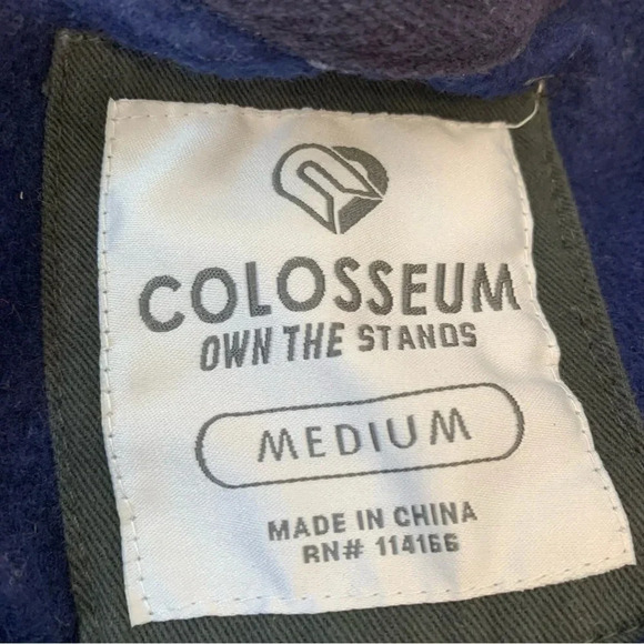 Penn State Woman Top Medium  Blue Nittany Lions Long Sleeve Hi Lo Knit Crew Neck - Picture 6 of 9